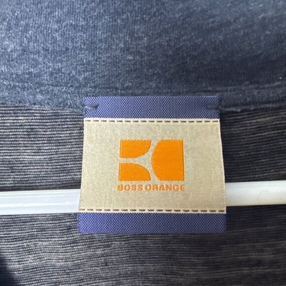 Hugo Boss Orange Mens XL Gray Button-Up Cardigan Sweater Long Sleeve - Picture 3 of 6